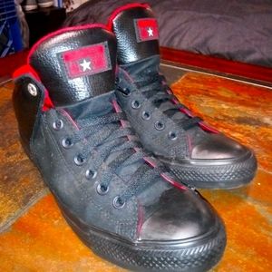 Black & Red Converse